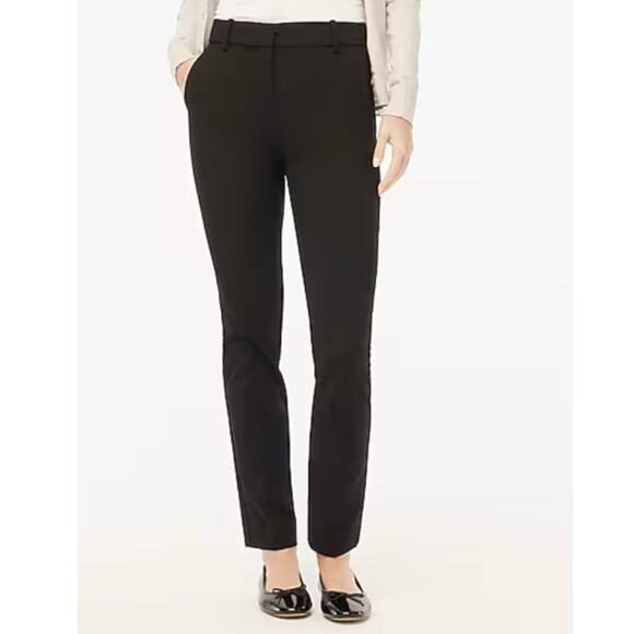 J. Crew Factory Pants - J. Crew Factory Pants Womens Petite Slim-Fit Full-Length Trouser Black Size 8P